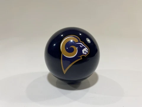 Los Angeles Rams Pool Ball, Official NFL Billiard Ball, Cue Cover