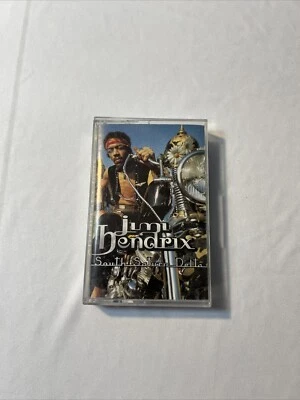 JIMI HENDRIX Cassette Tape SOUTH SATURN DELTA 1997 Compilation Rock Blues Rare - Image 1 of 4