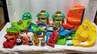 VTech Go Go Smart Wheels Animals Zoo Zebra Lion Rhino Tiger Panda Lot Tracks Toy