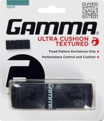 Gamma Griffband Ultra Cushion Textured, Tennis, Basisband, schwarz