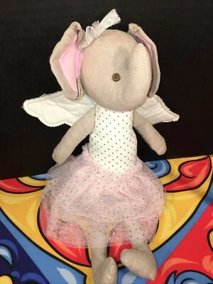 "En muy buen estado-12"" MUDPIE Peluche Lino Princesa ELEFANTE Bailarina Tutú Conjunto Mud Pie" Foto 1 de 4
