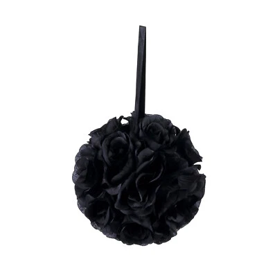 2 Silk Roses 7" wide Flower Kissing Balls Wedding Party Decorations Centerpieces - Image 1 of 2