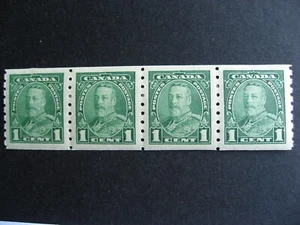 Canada KGV narrow 1 variety Ut 228ii MH flaw in stamp 4 see pictures - Picture 1 of 3