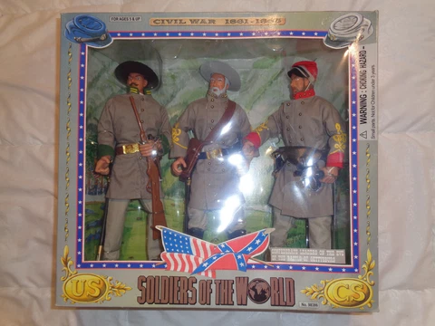 12"  Soldiers of the world  Confederate Leaders on the eve Battle of Gettysburg Cover
