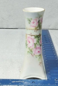 Antique Art Deco PORCELAIN BUD VASE - H&C Heinrich Selb Bavaria Germany - 6.75" - Picture 1 of 7