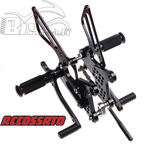 PEDANE RACING ACCOSSATO,CAMBIO STANDARD/ROVESCIATO HONDA CBR1000RR 2008-2011 NER - Picture 1 of 1