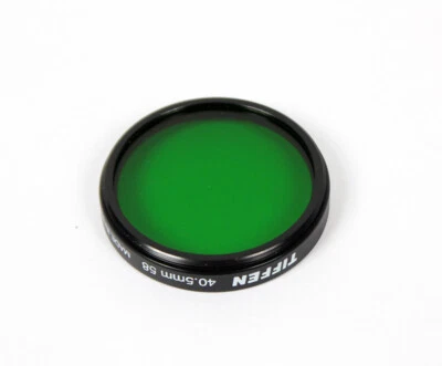 Tiffen 40.5mm #58 Green Glass Filter for Black & White/Contrast Effect Film - Image 1 of 4
