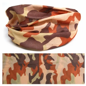 Camouflage 4 Seasons Multi Usage Polyester Microfiber Headwear Bandana Face Mask - Picture 1 of 5