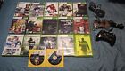 Microsoft Xbox 360 Lot Games & Controllers Rpgs Shooters Sports Tested Read 