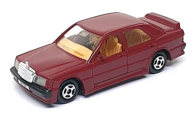 Corgi 12cm Long Diecast C386/8 - Mercedes Benz 190E 2.3 - Maroon - Image 1 of 4