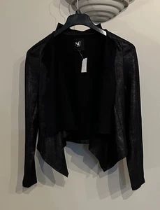 Blazer negro para mujer NU Denmark talla pequeña nuevo con etiquetas - Imagen 1 de 4