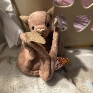 Juguete de peluche Ty Batty Brown el murciélago original Ty con etiqueta - Imagen 1 de 6