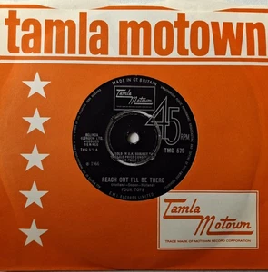 Four Tops - Reach Out I'll Be There 7" UK Original Tamla Motown 45 1966 - Picture 1 of 2