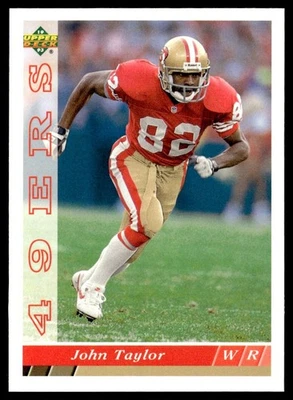 1993 Upper Deck John Taylor San Francisco 49ers #258 - Image 1 of 2