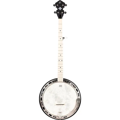 Ortega Falcon Series OBJE400TCO-L Left-Handed 5-String Banjo Satin Black - Image 1 of 3