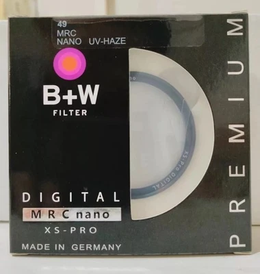 NEW B+W UV Ultra Thin Filter XS PRO MRC NANO HAZE Protective Camera Lens 49mm - Image 1 of 4