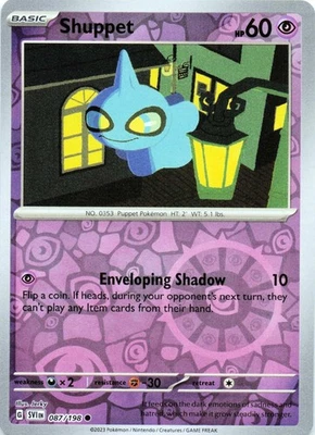 Shuppet 087/198 - REVERSE HOLO - SV01: Scarlet & Violet Base Set - NM - Image 1 of 2