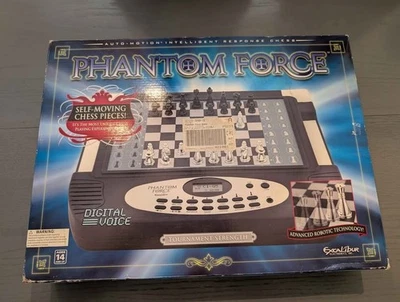 Phantom Force Excalibur Chess Set Electronic Self Moving Pieces 740DG-ML6 NEW - Image 1 of 4