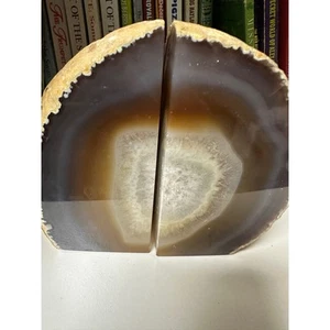 Vintage Agate Bookends - Picture 1 of 5
