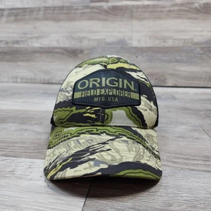 Origin Field Explorer MFG USA Hat Cap Adult Mens Adjustable Snapback Trucker  - Picture 1 of 6