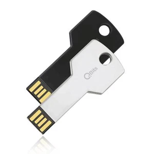 USB Stick Alu schwarz silber Schlüssel Metall 2GB 4GB 8GB 16GB 32GB 64GB 128GB - Bild 1 von 19