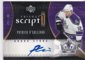 2007-08 Oberdeck Trilogie Skript 1 Patrick O'Sullivan #S1-PO Auto - Bild 1 von 1