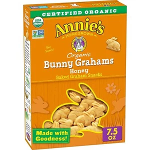 Annie'S Homegrown  Organic Bunny Grahams Honey  7.5 Oz (Pack Of 1) - Picture 1 of 4