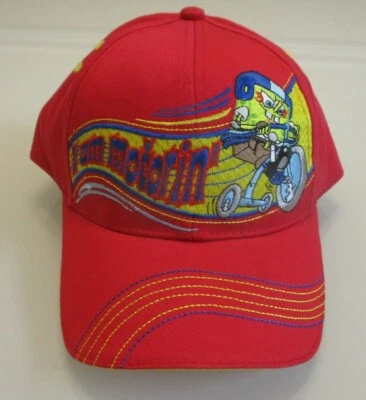NUEVO Bob Esponja Pantalones Cuadrados en Triciclo con Casco Niños Rojo Gorra de Béisbol Sombrero Foto 1 de 4