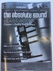 Altavoz MBL 101 Absolute Sound Magazine Extracto 6 Paneles Folleto de Marketing RARO - Imagen 1 de 1