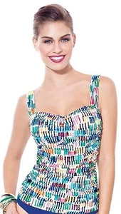 $88.00 PROFILE BY GOTTEX Spring Awakenings Underwire Tankini Top  32D - Picture 1 of 1