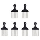  6 Pcs Hair Comb Steel Needle Natural Wigs Stainless Metal Teeth Picks