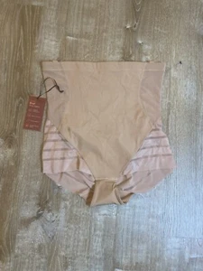 Honey love QUEEN BRIEF 2X Shapewear Beige Tan Nude NEW NWT - Picture 1 of 7