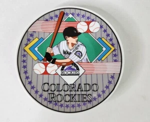 Vintage Sports Impressions Colorado Rockies Collector Plate Home Plates 4” 1993 - Picture 1 of 9