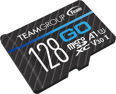 128GB U3 MicroSD Memory Card for Dash Cams  & GoPro & Drone & Action Cameras - Image 1 of 3