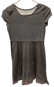 Girls SO Brand Gray Dress With Stars size Large (14) - Picture 1 of 4