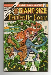 Giant Size Fantastic Four #4 (1975) VGFN 1st app Jamie Maddrox Multiple Man - Picture 1 of 2