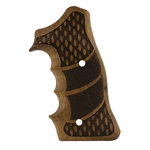 S&W 44 N Frame Roundbutt Walnut Wood Grips - Picture 1 of 1