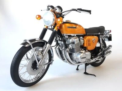 MINICHAMPS 1/6 HONDA CB750 Four KO 1969 Gold Metalic Diecast Model w/Box - Image 1 of 4