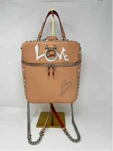 Christian Louboutin Rubylou Love Backpack Leather Pink - Picture 1 of 17