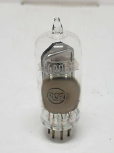Tubo de vacío 6AQ6 RCA nuevo de lote antiguo probado fuerte más disponible - Imagen 1 de 2
