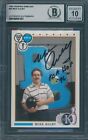 1990 Kingpins Bowling #66 Mike Aulby Signed RC Beckett Authentic Auto 10 BAS
