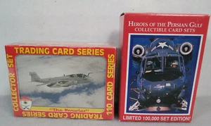 OPERATION DESERT SHIELD & HEROES OF PERSIAN GULF COMPLETE SEALED COLLECTORS SETS - Picture 1 of 12