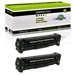 2 Pack CE320A Black Toner For HP 128A LaserJet Pro CP1525N CP1525NW Printer - Picture 1 of 12