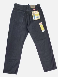 Wrangler Five Star Premium Denim Men's Jeans Relaxed Fit 33X30 Black, New - Picture 1 of 10