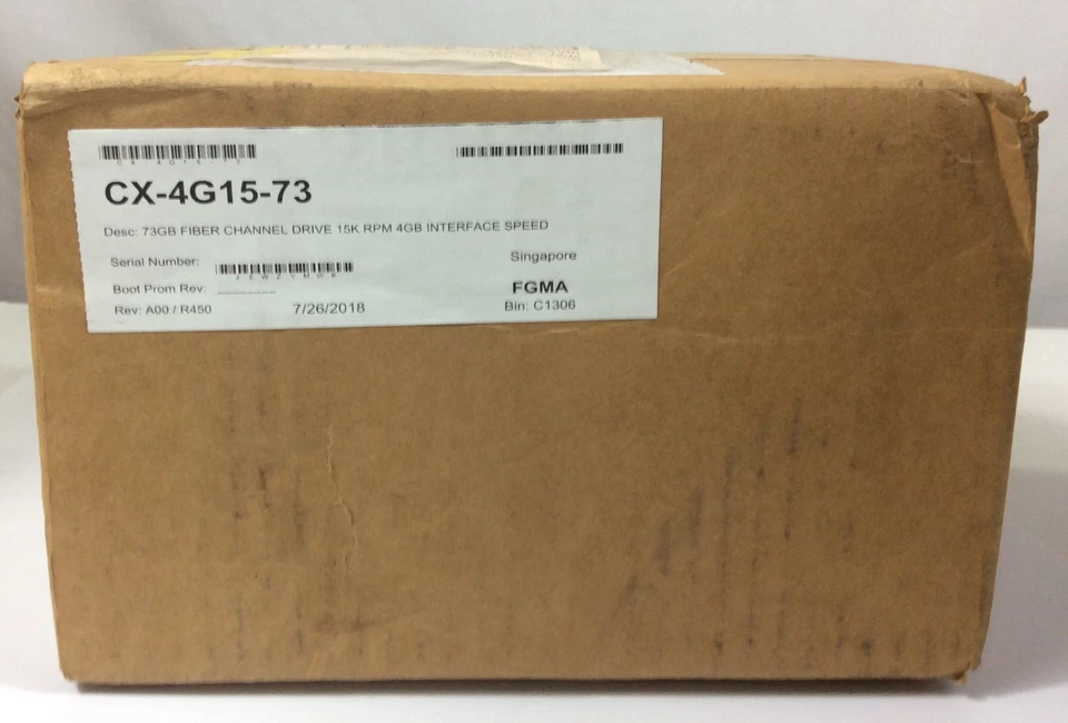 CX-4G15-73 EMC 73-GB 4GB 15K 3.5 FC HDD - Image 1 of 1