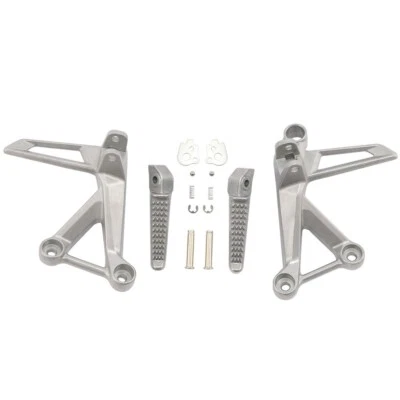 Honda CB500F CBR500R Silver Rear Passenger Foot Pegs Bracket Fit For 2016-2023 - Imagem 1 de 4