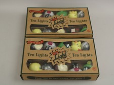 Lot of 2 NOS VTG 1994 Warner Bros Looney Tunes X-mas Light Sets Taz Bugs Tweety+