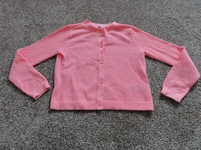 GIRLS GAP KIDS PINK SPRING SUMMER VALENTINE SWEATER CARDIGAN SIZE SMALL - Image 1 of 4