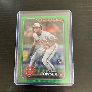 2024 Topps Series 1 - Green Foil #257 Colton Cowser (RC) /499