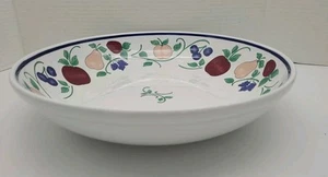 Princess House ORCHARD MEDLEY #295  Pasta Bowl Large Country Farm 12.5" - Picture 1 of 5
